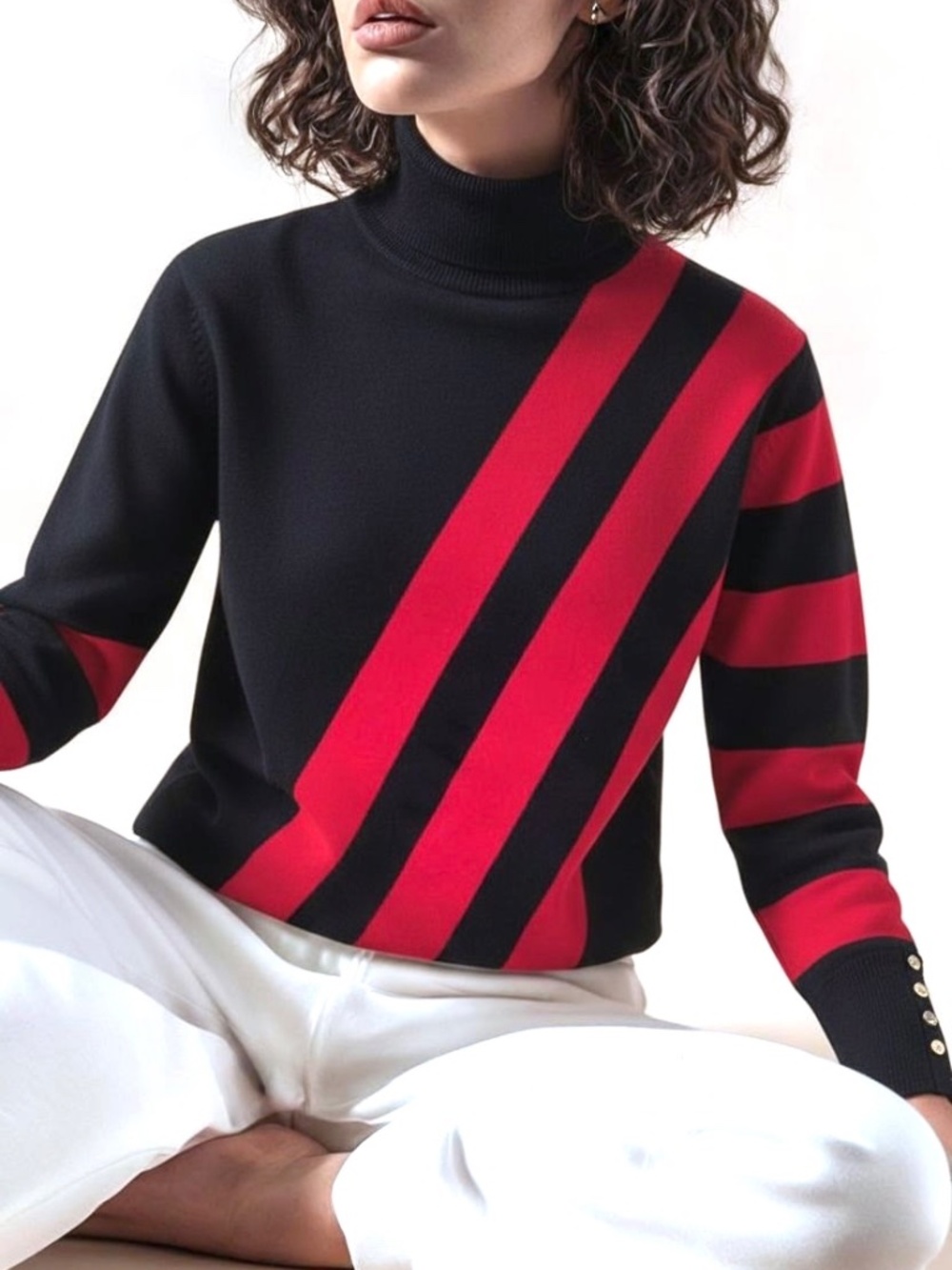 Chico's Women's knit turtleneck top